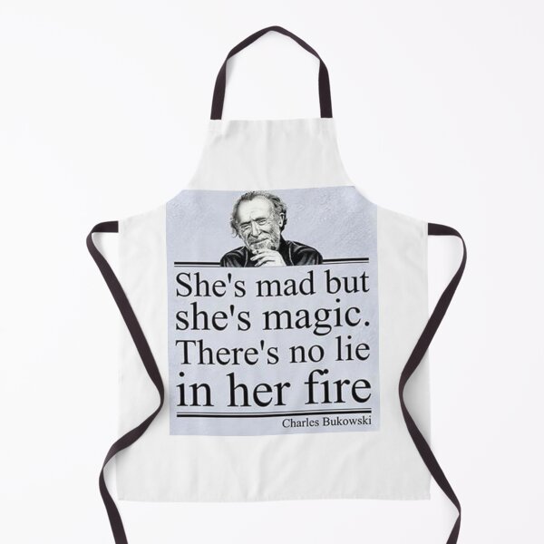 Item preview, She's Mad But She's Magic BUKOWSKI  designed and sold by ArtWithHearts11.