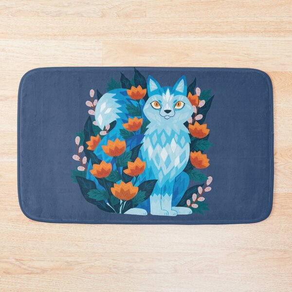 Item preview, Blue Wolf In The Flowers designed and sold by michelledraws.