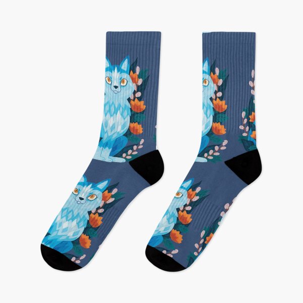 Item preview, Blue Wolf In The Flowers designed and sold by michelledraws.