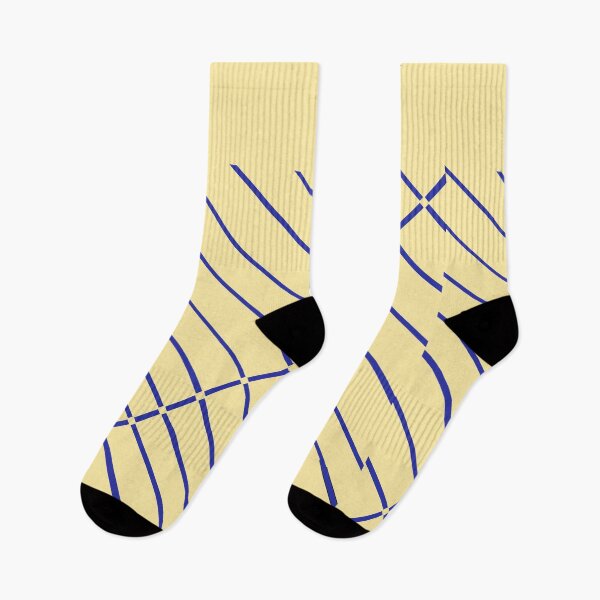 Item preview, Light Yellow With Blue Stripes designed and sold by DesignsByMuriel.