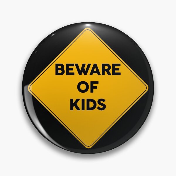 Item preview, Beware Of Kids Warning Yellow Sign  designed and sold by FriendsList.