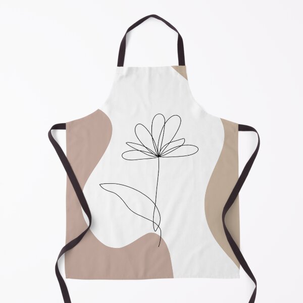 Item preview, Minimalist neutral flower drawing designed and sold by emilyjlettering.