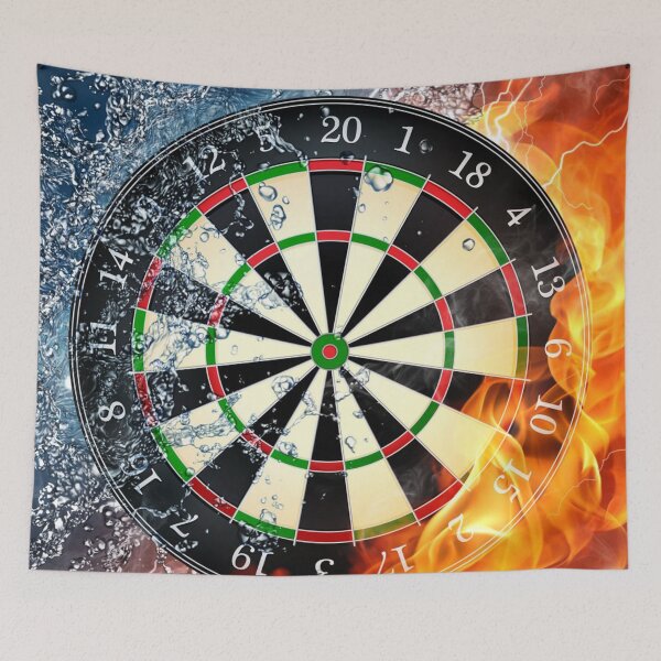 Item preview, Dart Board Fire and Ice designed and sold by ThisNightForever.