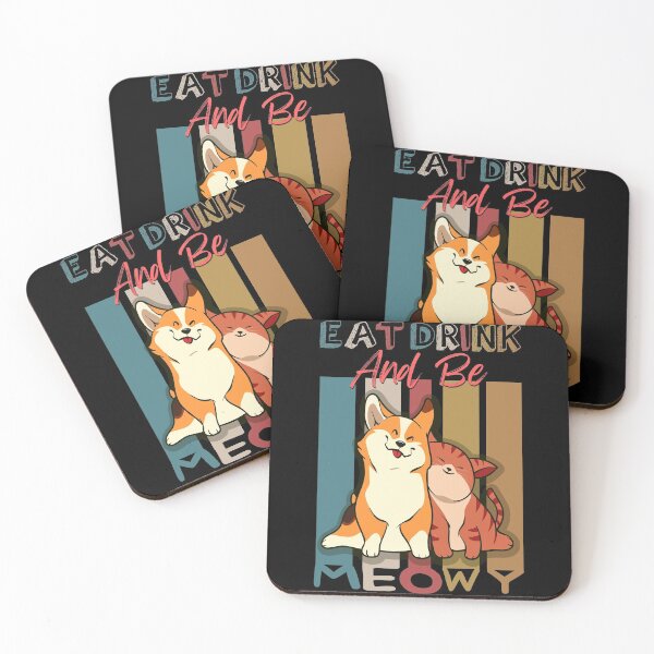 Item preview, Eat drink and be meowy designed and sold by Aminepop.