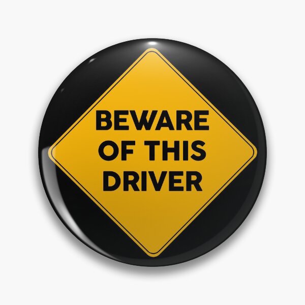 Item preview, Beware Of This Driver Warning Yellow Sign  designed and sold by FriendsList.