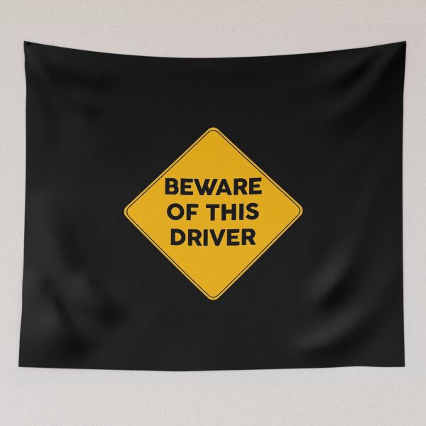 Item preview, Beware Of This Driver Warning Yellow Sign  designed and sold by FriendsList.