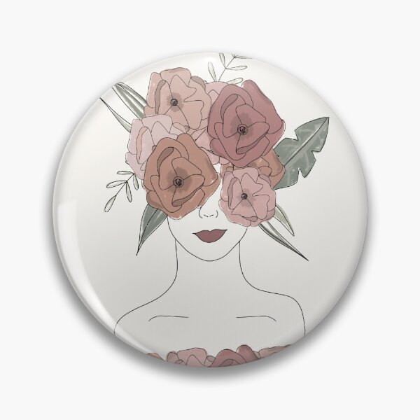 Item preview, Woman with Flowers designed and sold by Oliver Jones Designs.