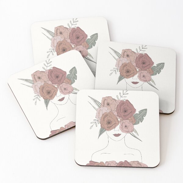 Item preview, Woman with Flowers designed and sold by Oliver Jones Designs.