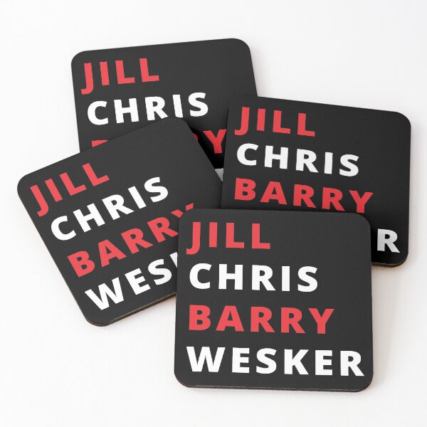 Item preview, Jill, Chris, Barry, Wesker ALL STARS designed and sold by retrogamearts.