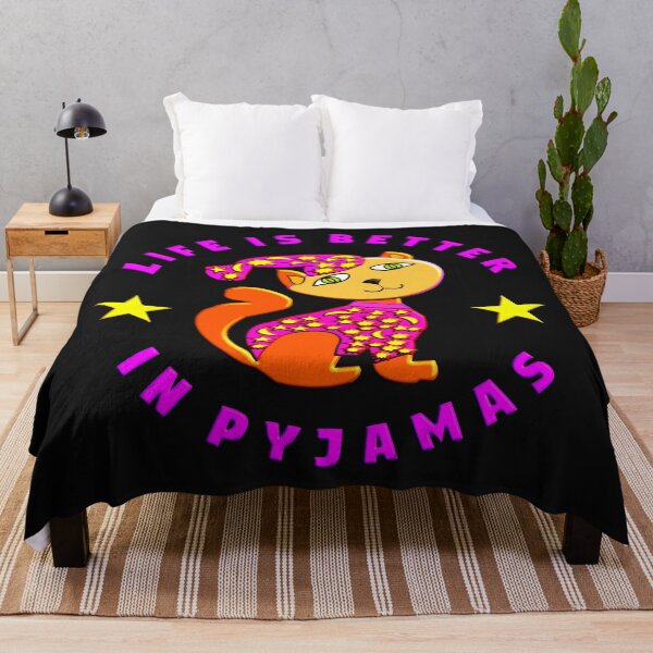 Item preview, LIFE IS BETTER IN PYJAMAS FOR KITTENS - FOR PYJAMAS LOVER designed and sold by Ralek.