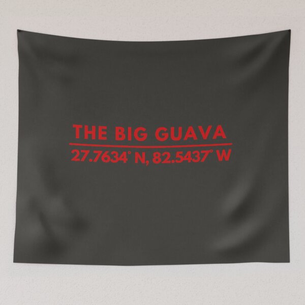 Item preview, Big Guava Tampa Bay Fan Latitude Longitude Coordinates designed and sold by BadLatitude.
