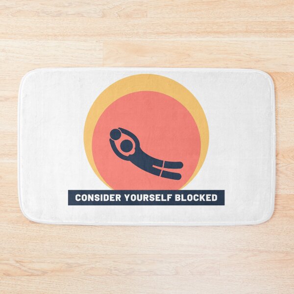 Item preview, Soccer Pun Funny Blocked designed and sold by BadLatitude.
