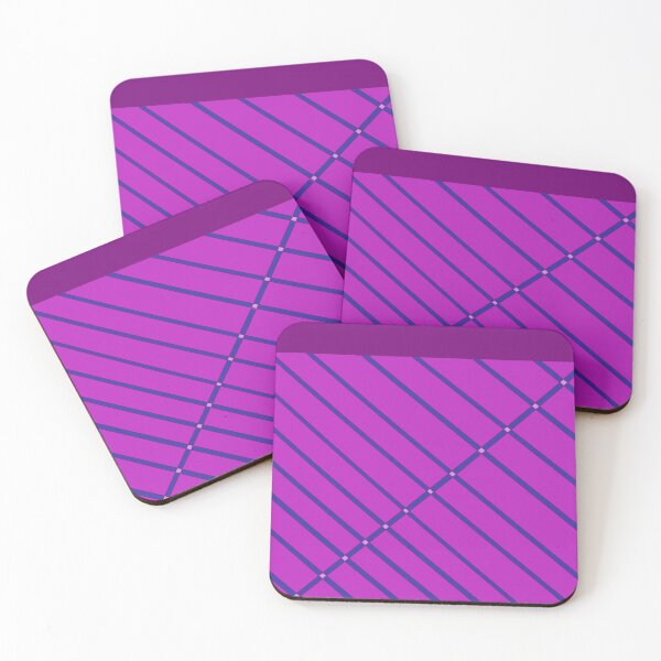 Item preview, Purple With Dark Blue Stripes designed and sold by DesignsByMuriel.