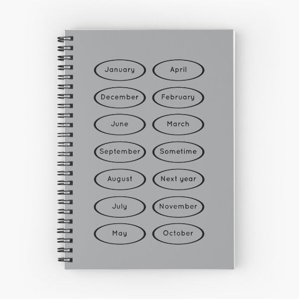 Item preview, The names of all the months - oval designed and sold by FunkiFunki.