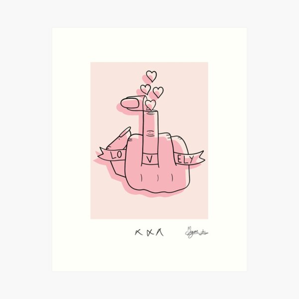 Lovely Art Print