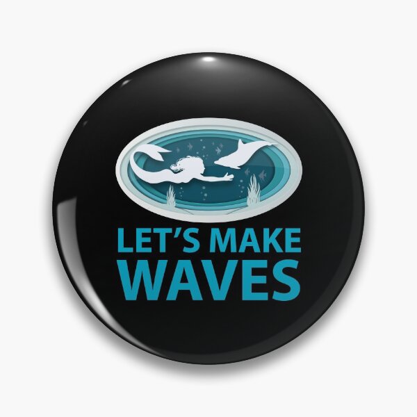Item preview, let’s make waves. mermaid designed and sold by doctors-apparel.