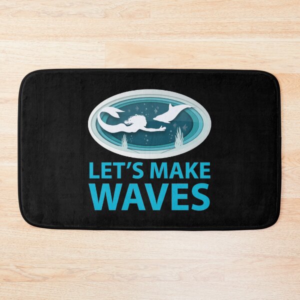 Item preview, let’s make waves. mermaid designed and sold by doctors-apparel.