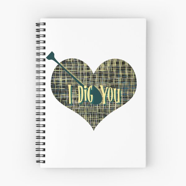 Item preview, I Dig You Valentine’s Day Abstract Yellow Grid Heart with Arrow   designed and sold by AMSonArt.