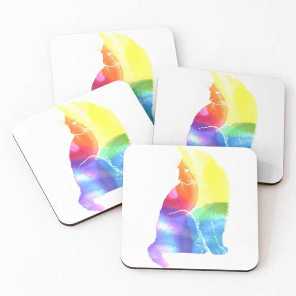 Item preview, Gay Watercolour Cat designed and sold by -Gedwolcraeft-.