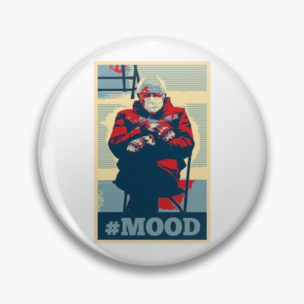 Item preview, Bernie Sanders Funny Meme Mittens Sitting Chair Inauguration designed and sold by LifeQuotes.