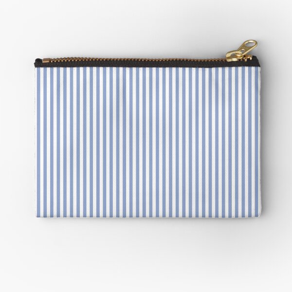Item preview, vertical stripes (light blue and white) designed and sold by quinnhopp.