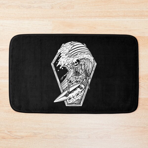 Item preview, Skeleton Skull Surfing On The Wave designed and sold by KingMasterStore.