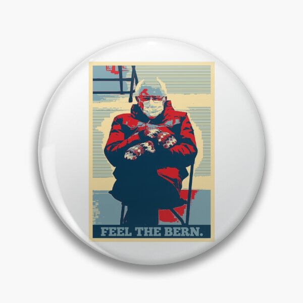 Item preview, Bernie Sanders Funny Meme Mittens Sitting Chair Inauguration designed and sold by LifeQuotes.