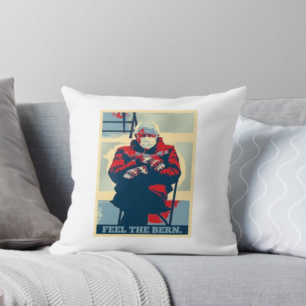 Item preview, Bernie Sanders Funny Meme Mittens Sitting Chair Inauguration designed and sold by LifeQuotes.