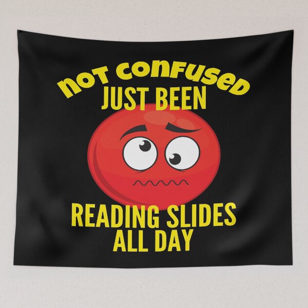 Item preview, NOT CONFUSED JUST BEEN READING SLIDES ALL DAY FUNNY MEDICAL LABORATORY SCIENTIST  designed and sold by Hippiesole.