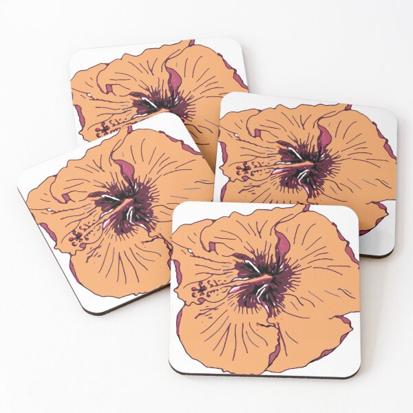 Item preview, Bright Orange Hibiscus designed and sold by Betty Mackey.