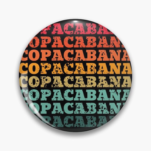 Item preview, Copacabana - repeated retro vintage sunset colors with a distressed design effect designed and sold by Rhu Creations.