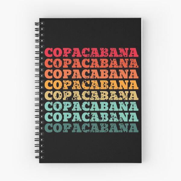 Item preview, Copacabana - repeated retro vintage sunset colors with a distressed design effect designed and sold by Rhu Creations.