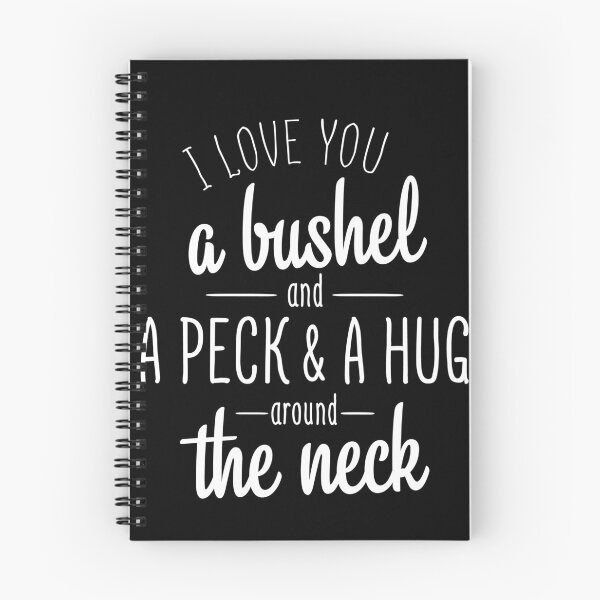 Item preview, i love you a bushel and a peck black designed and sold by anoteiii.