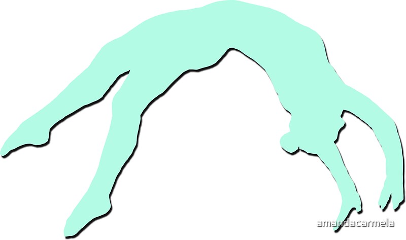 Back Hand Spring Clip Art