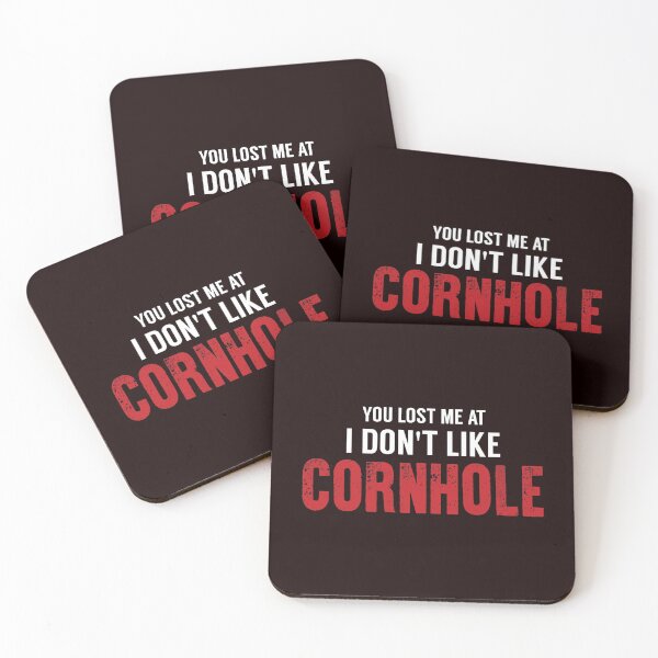 Item preview, You Lost Me At I Don't Like Cornhole, Funny Cornhole Design, Cornhole Quote  designed and sold by Aerial Addicts.
