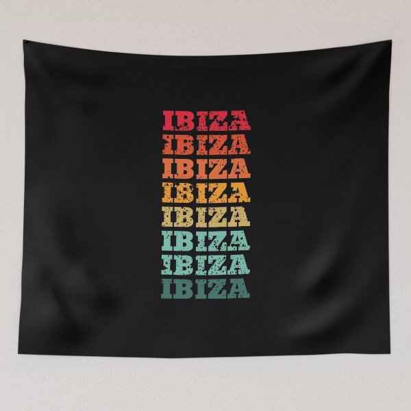 Item preview, Ibiza - repeated retro vintage sunset colors with a distressed design effect designed and sold by Rhu Creations.