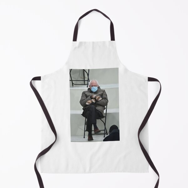 Item preview, Bernie Sanders Funny Meme Mittens Sitting Chair Inauguration designed and sold by LifeQuotes.