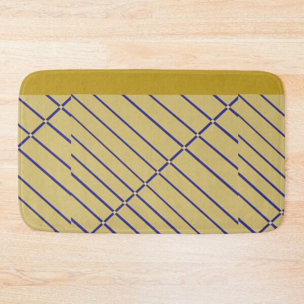 Item preview, Gold Two Shades With Blue Stripes designed and sold by DesignsByMuriel.