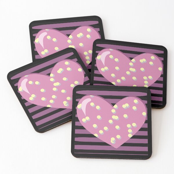 Item preview, Lovely color polka dots heart designed and sold by myseptember18th.