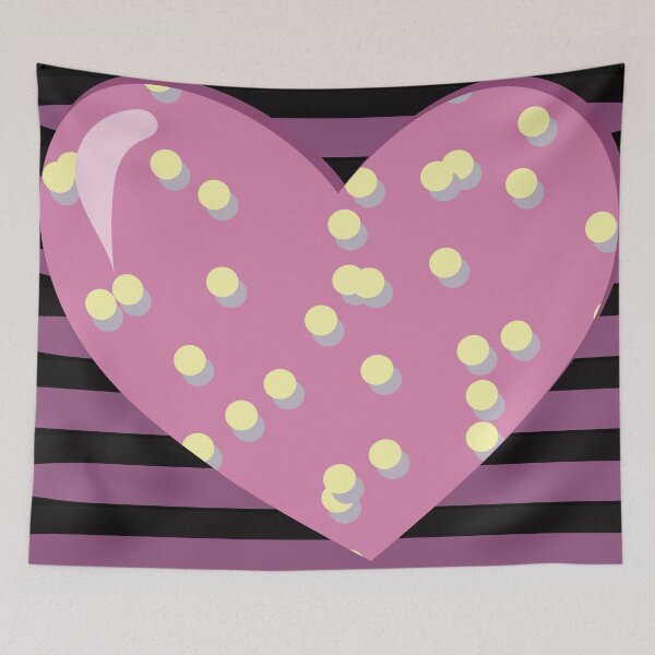 Item preview, Lovely color polka dots heart designed and sold by myseptember18th.