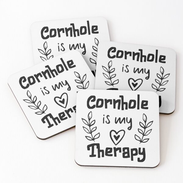 Item preview, Cornhole Is My Therapy, Funny Cornhole Design, Cornhole Quote  designed and sold by Aerial Addicts.