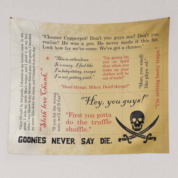 Item preview, The Goonies Map designed and sold by mymymagic.