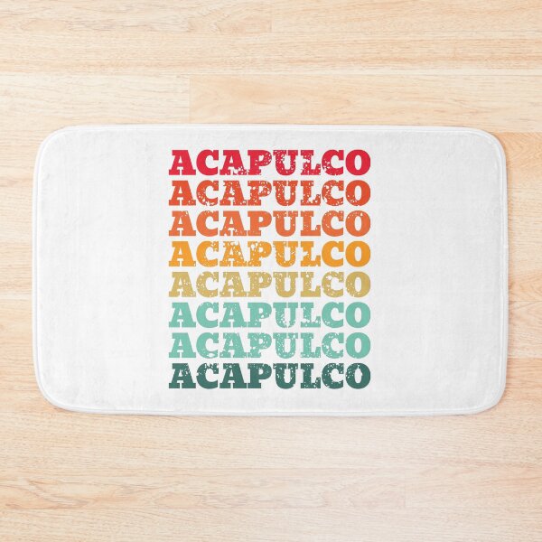 Item preview, Acapulco - repeated retro vintage sunset colors with a distressed design effect designed and sold by Rhu Creations.