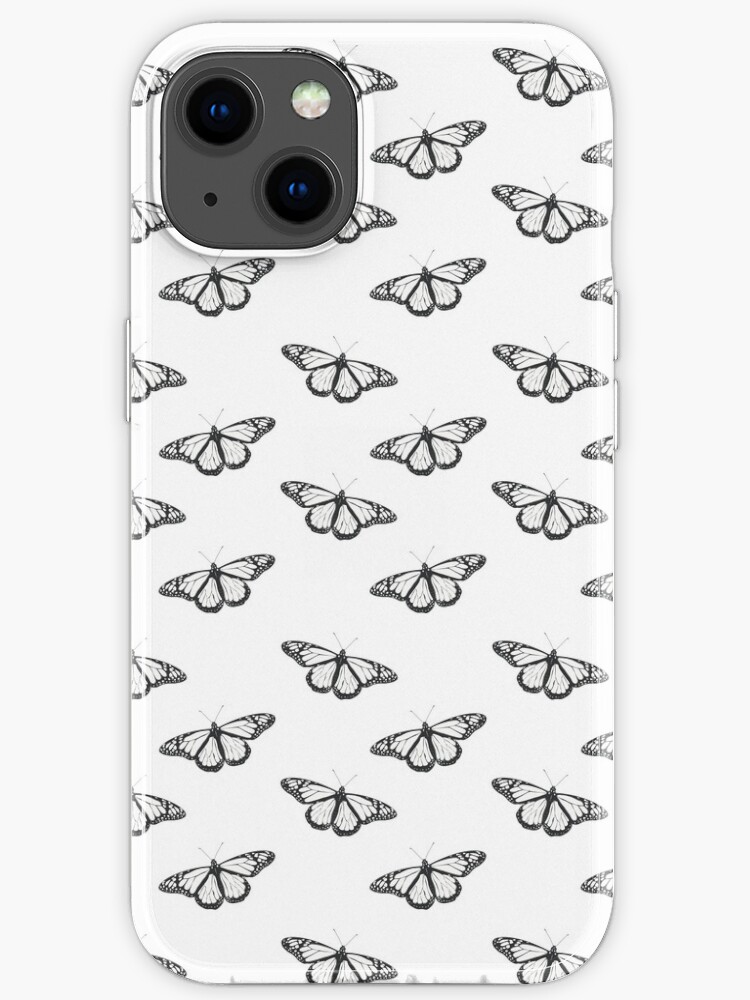 Butterfly Coloring Pages For Kids Diy Colouring Iphone Case By Toriascarlett Redbubble