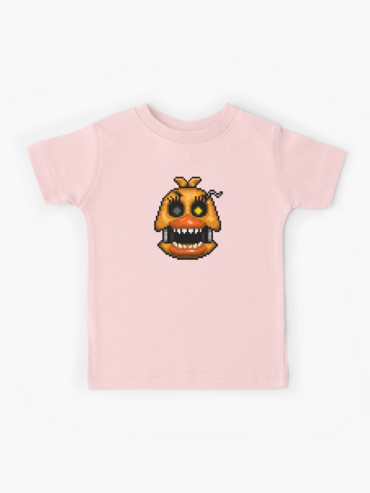 Adventure Withered Chica - FNAF World - Pixel Art Kids T-Shirt for Sale by  GEEKsomniac