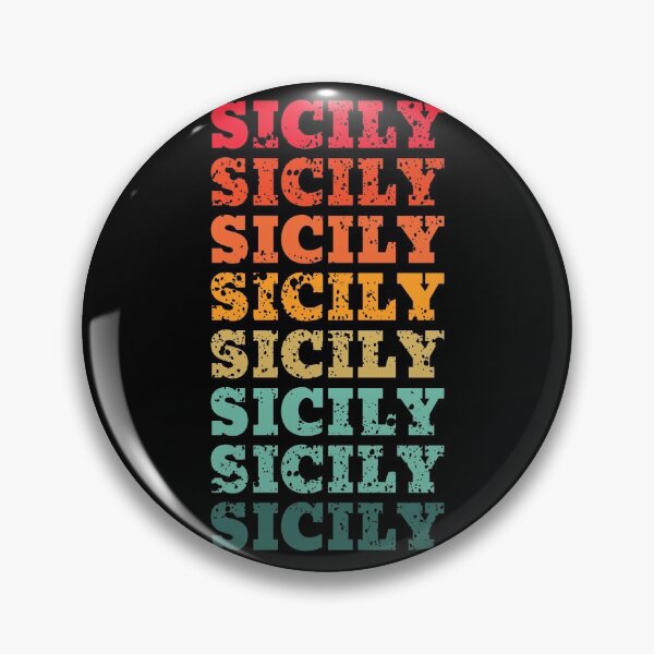 Item preview, Sicily - repeated retro vintage sunset colors with a distressed design effect designed and sold by Rhu Creations.