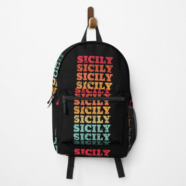 Item preview, Sicily - repeated retro vintage sunset colors with a distressed design effect designed and sold by Rhu Creations.