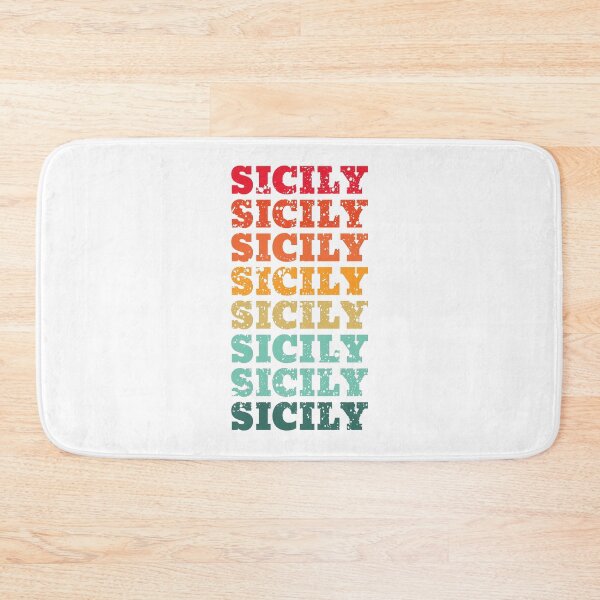 Item preview, Sicily - repeated retro vintage sunset colors with a distressed design effect designed and sold by Rhu Creations.