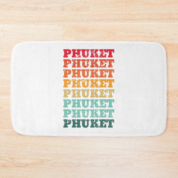 Item preview, Phuket - repeated retro vintage sunset colors with a distressed design effect designed and sold by Rhu Creations.