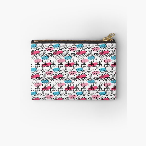 Item preview, Tribal Ethnic African Pink Colored Mud Cloth Pattern designed and sold by mythandframe.